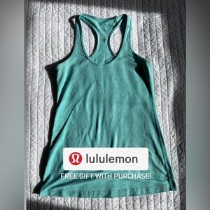 Lululemon Mint Green Racerback Tank Top